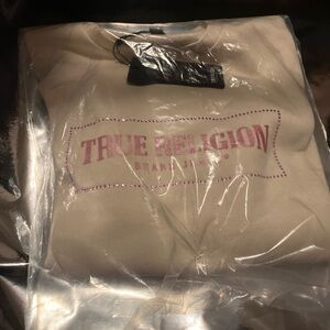 True Religion Metallic Sweatshirt (NEW WITH TAGS)(NEVER WORN)
